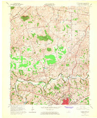 1965 Map of Glasgow North, Barren County, KY — High-Res | Pastmaps